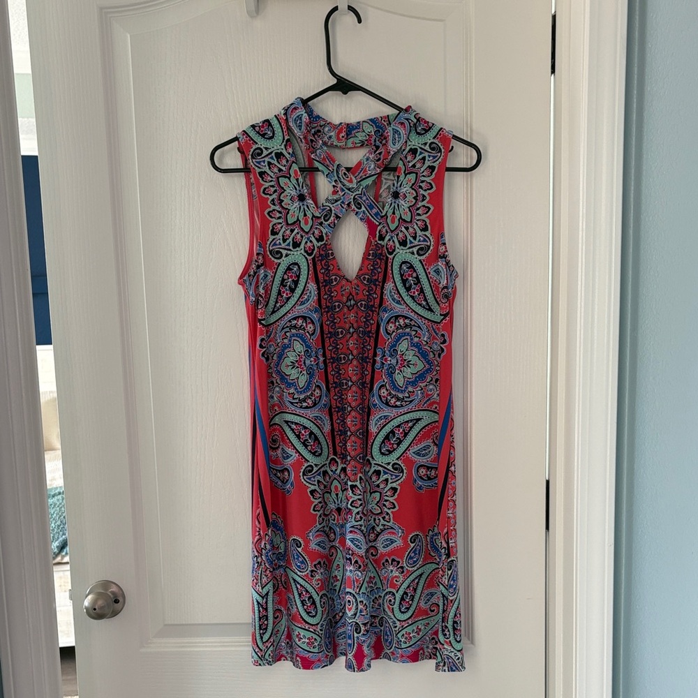 Women’s Printed Criss Cross Dress